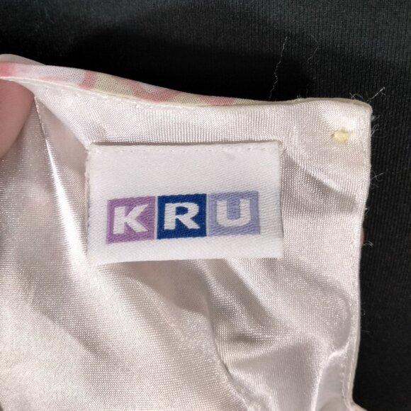 Vtg Y2K Asymmetrical Dress XS Floral Fairy Whimsical Pastel Coquette Romantic - Picture 7 of 9